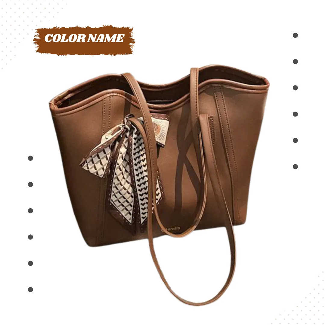 Faux Leather Tote Bag