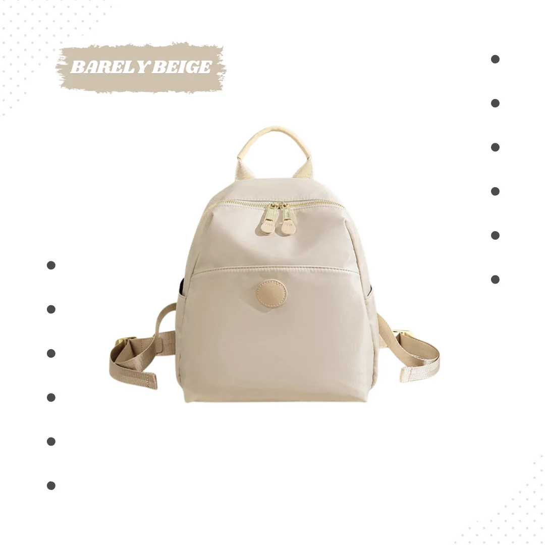 Hot Women's Backpacks Designer High Quality Soft Nylon Simple Fashion Bag