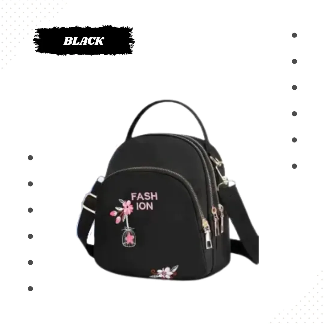 Nylon Handbags Zipper for Female