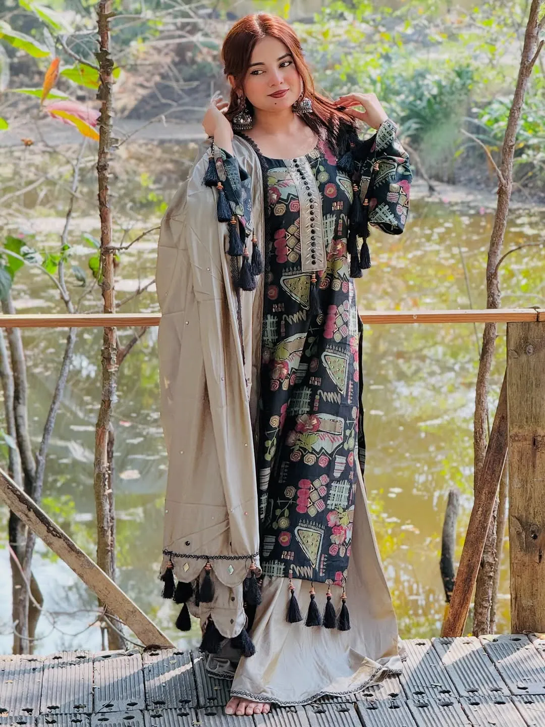 Digital Print Three Piece